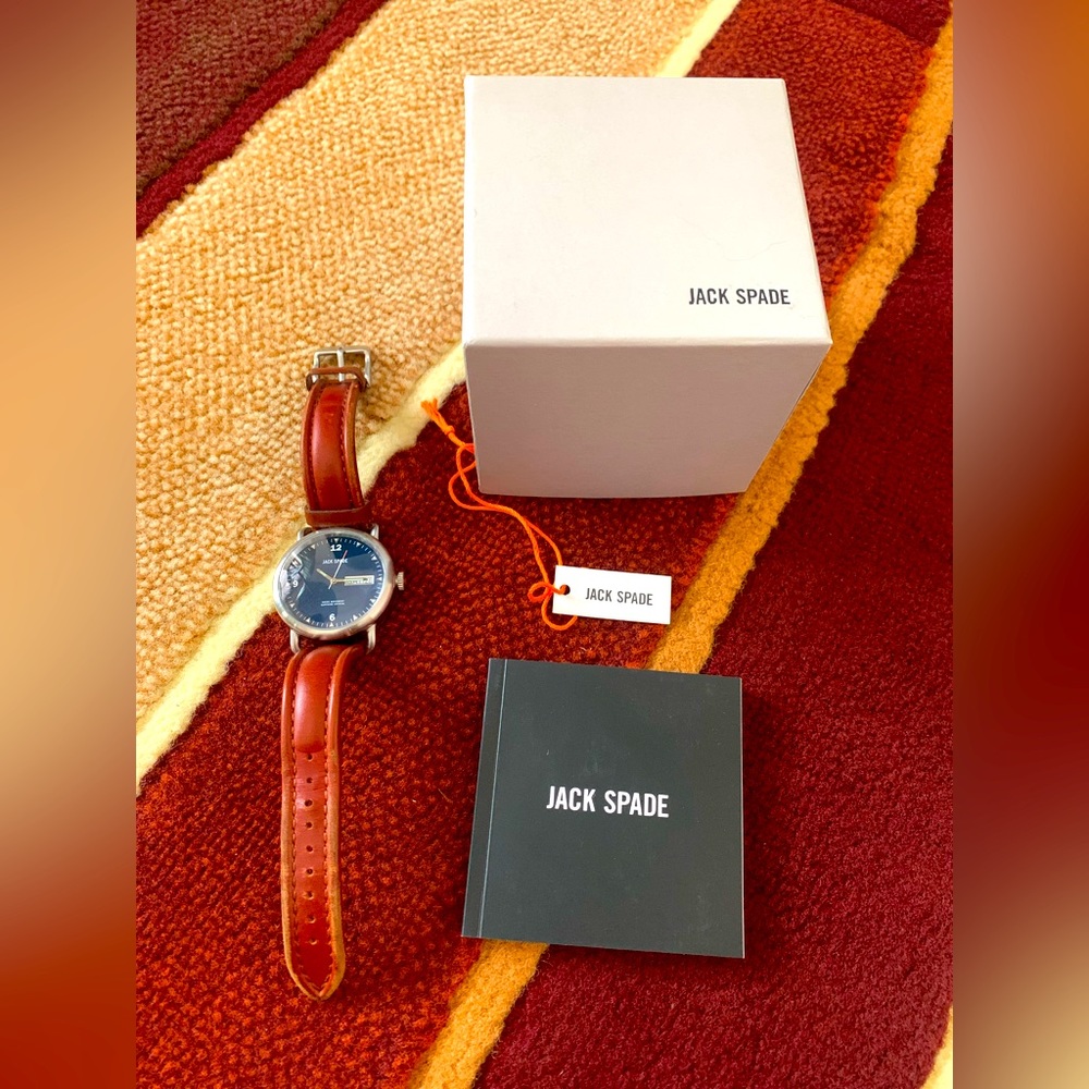 Jack Spade Men’s watch. Used with box and original tag